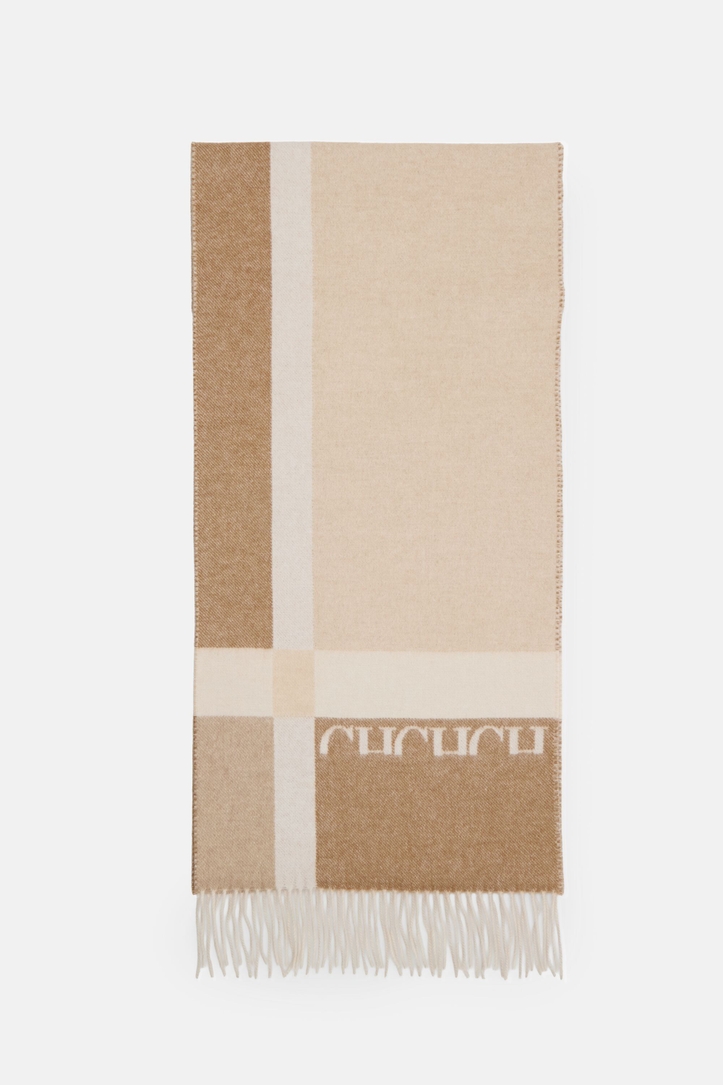 Between The Line Merino Wool and Angora Scarf