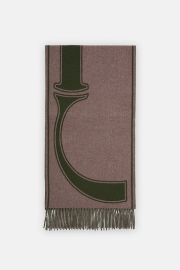 Initials Insignia Merino Wool Scarf