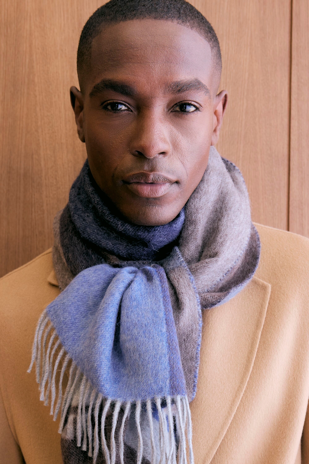 CH INITIALS MERINO WOOL SCARF