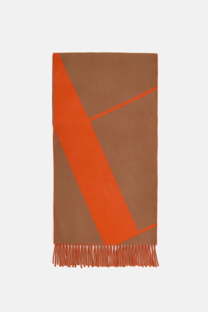 CH Initials Merino Wool Scarf