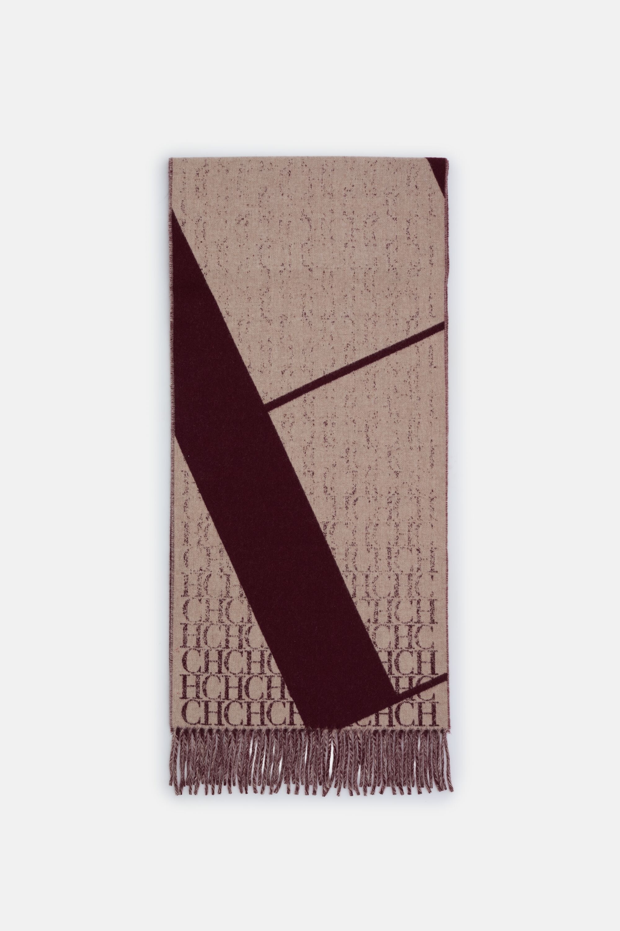 Initials Puzzle Merino Wool Scarf