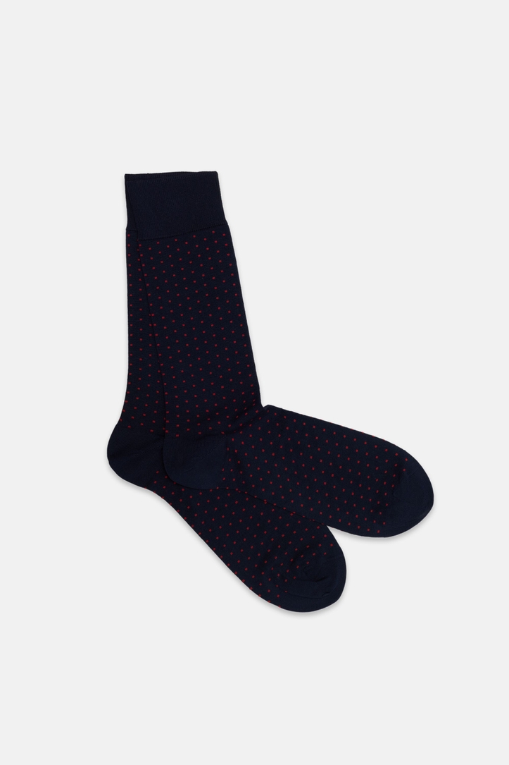 Polka dot knit socks