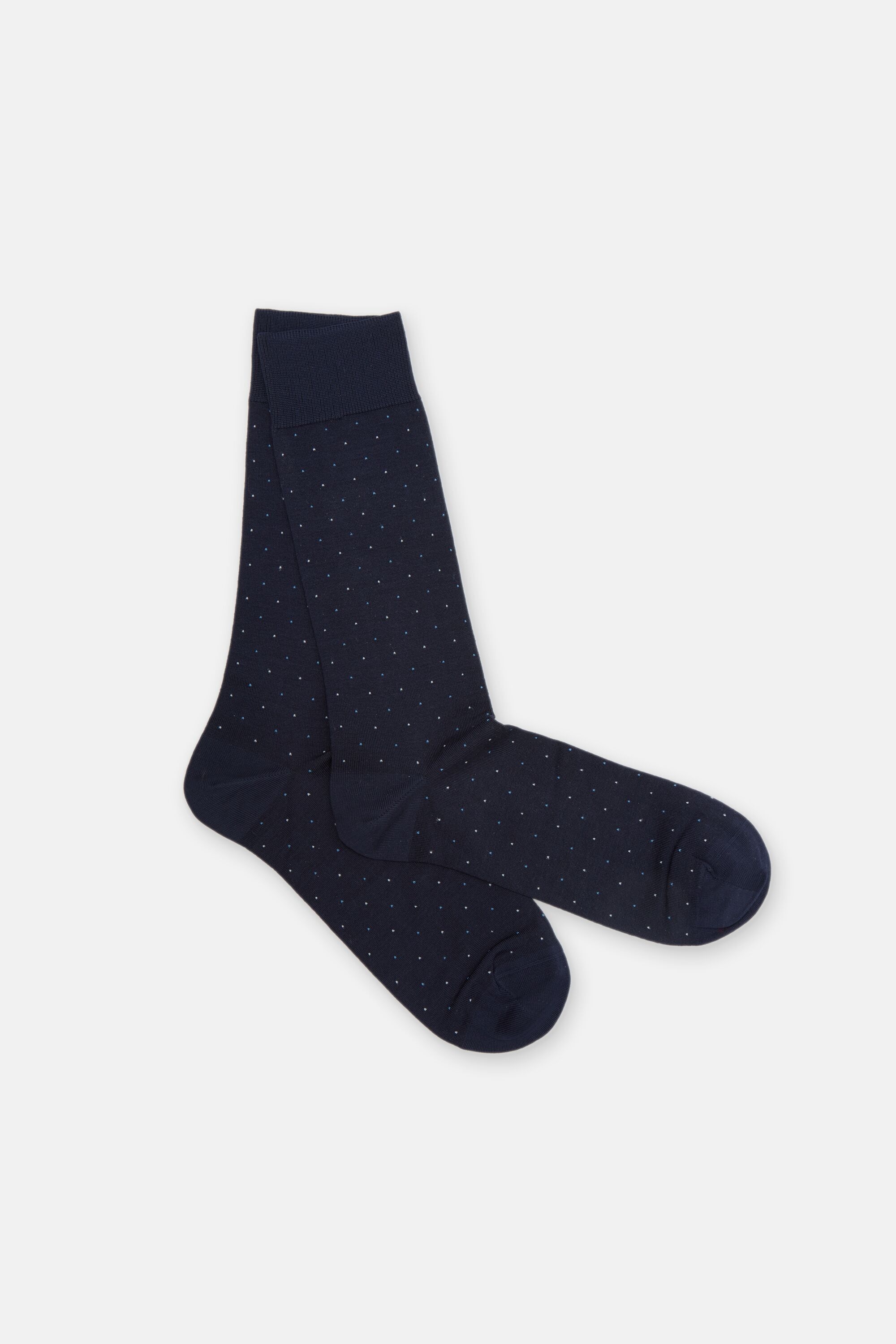 Polka dot knit socks