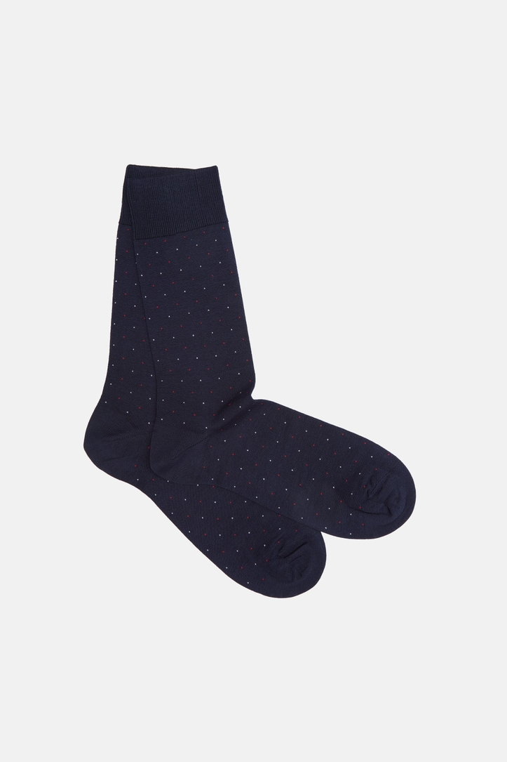 Polka dot knit socks