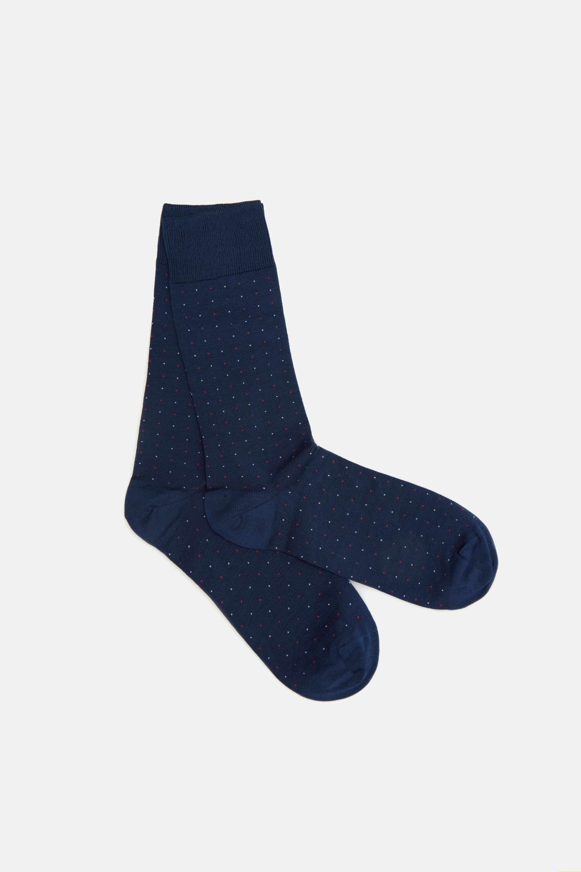 Polka dot knit socks