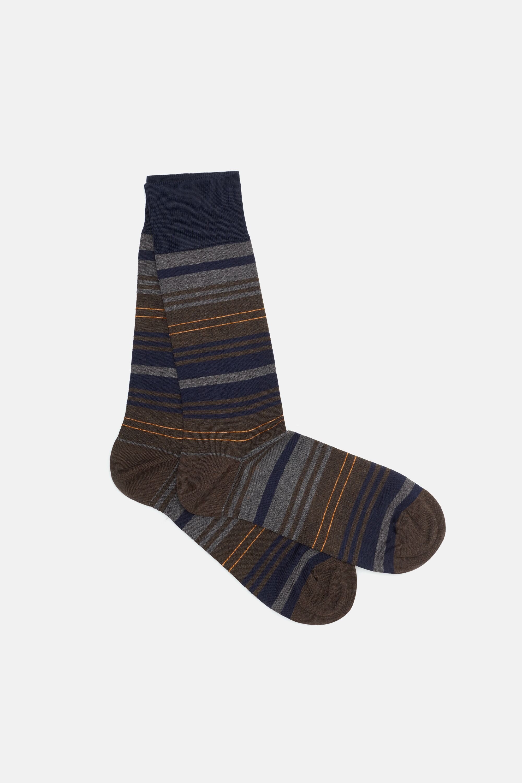 Striped knit socks