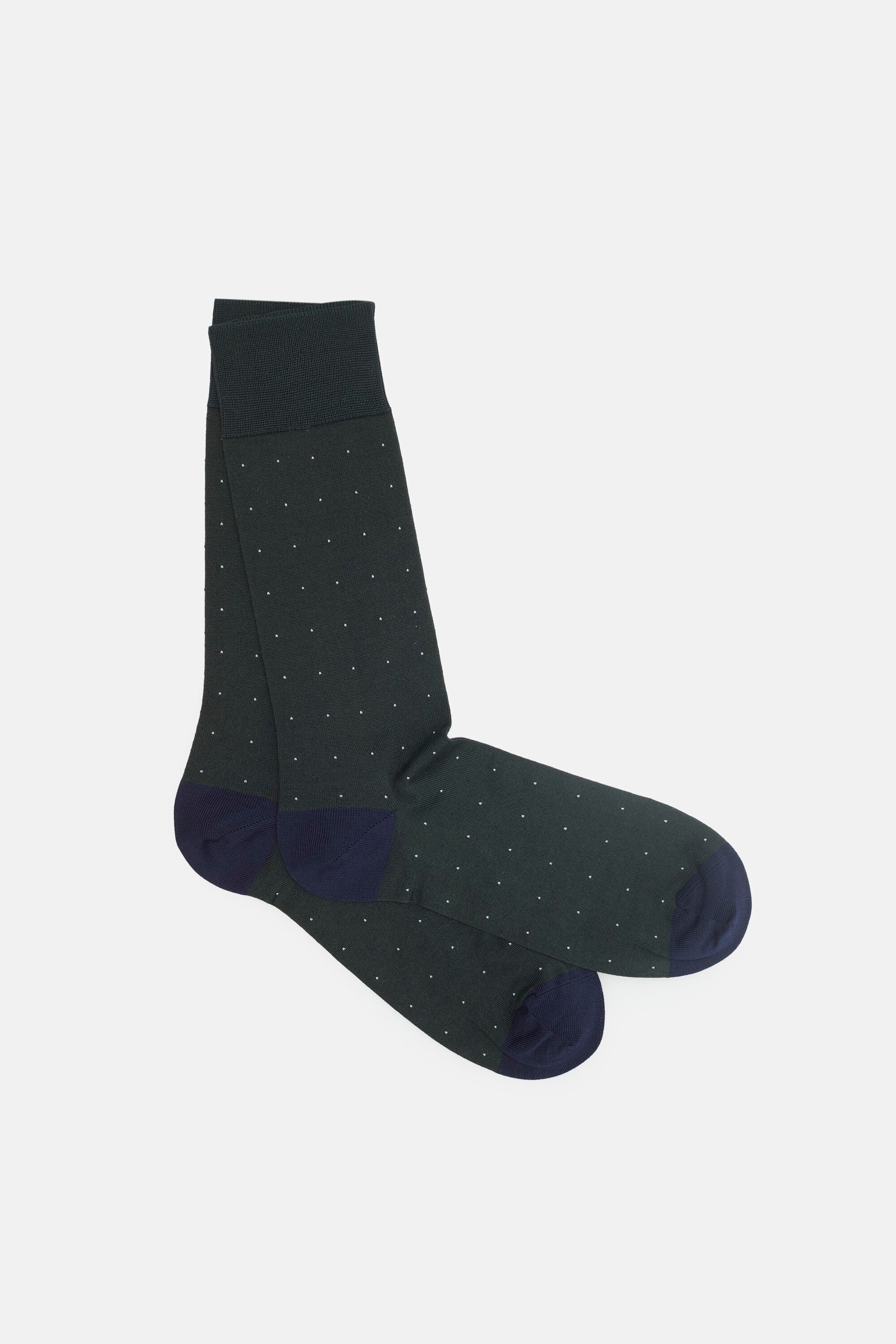 Polka dot knit socks