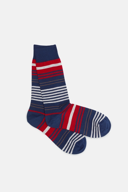 Striped knit socks