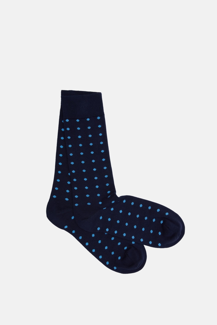 Knit Socks with Polka Dots