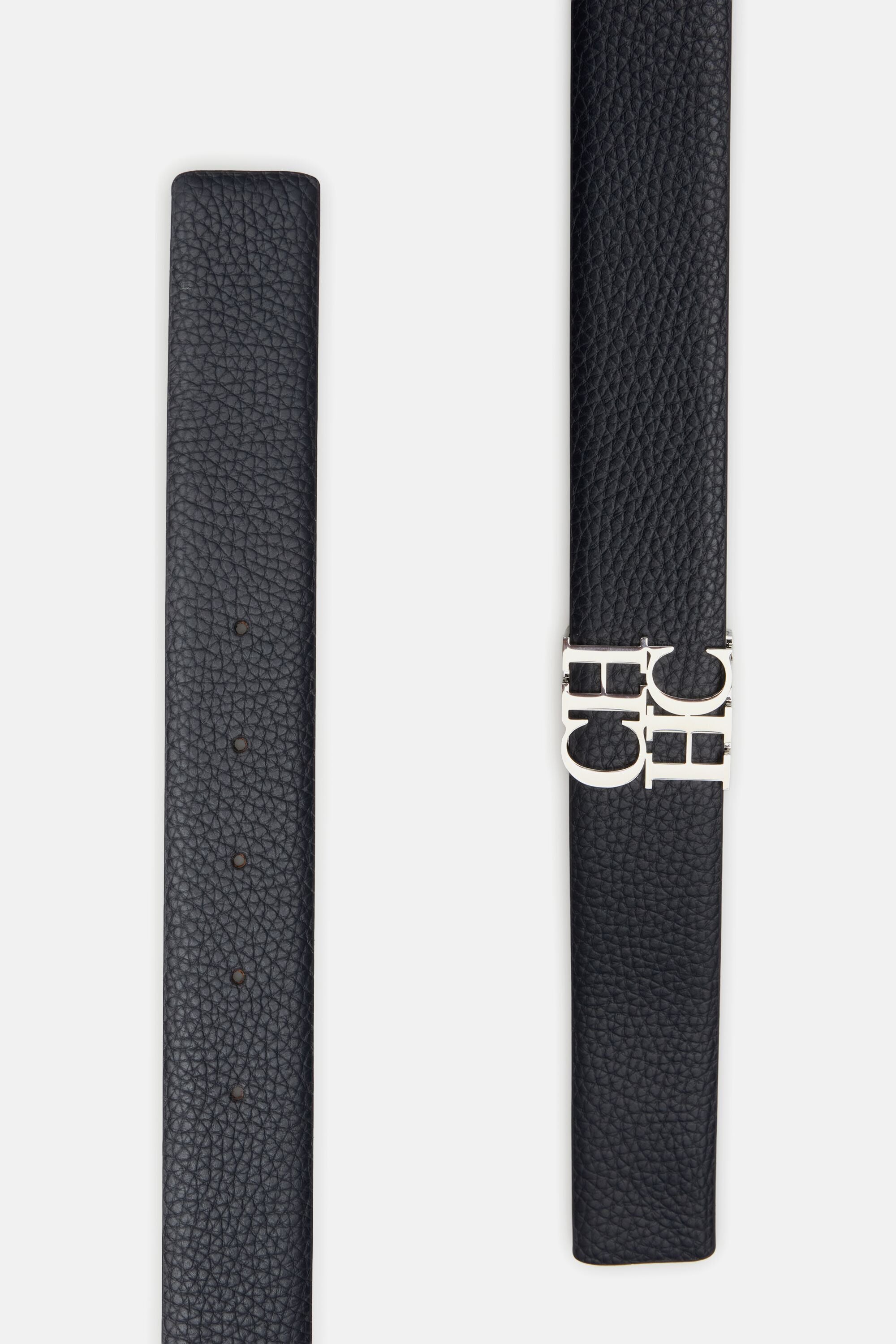 Carolina Herrera Navy Wide Fabric Belt with Covered Square Buckle NWT XL CHHC | Wide Belt navy - CH Carolina Herrera United States main image 3