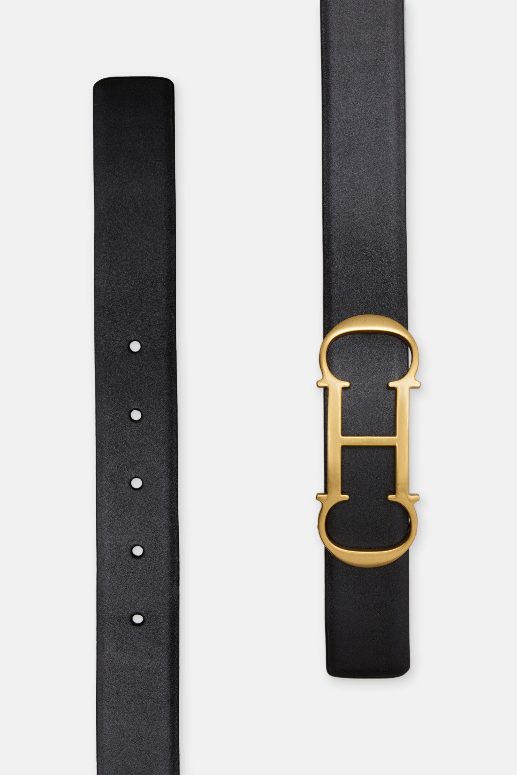 Initials Insignia | Leather Reversible Belt black/brown - CH