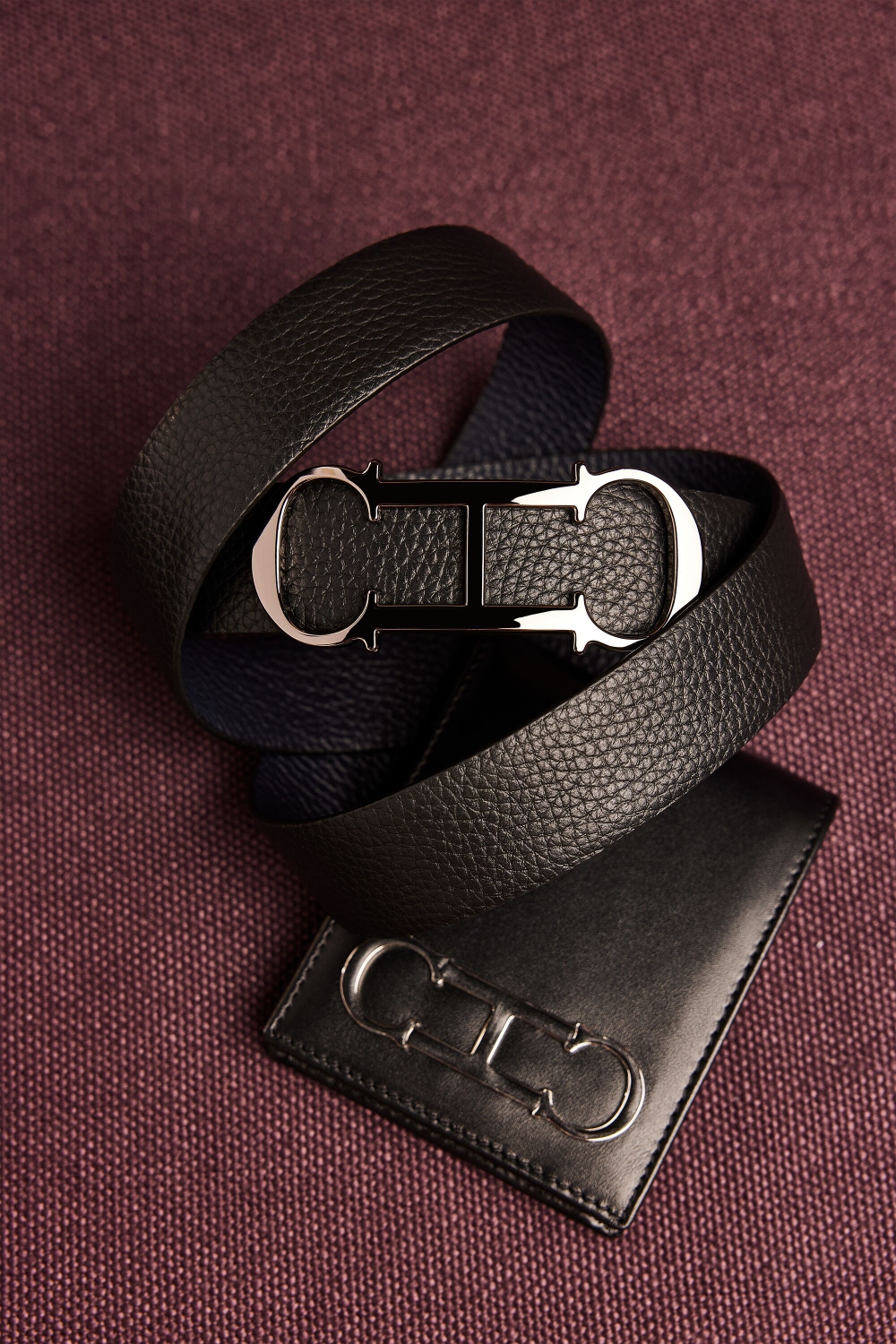 INITIALS INSIGNIA REVERSIBLE BELT