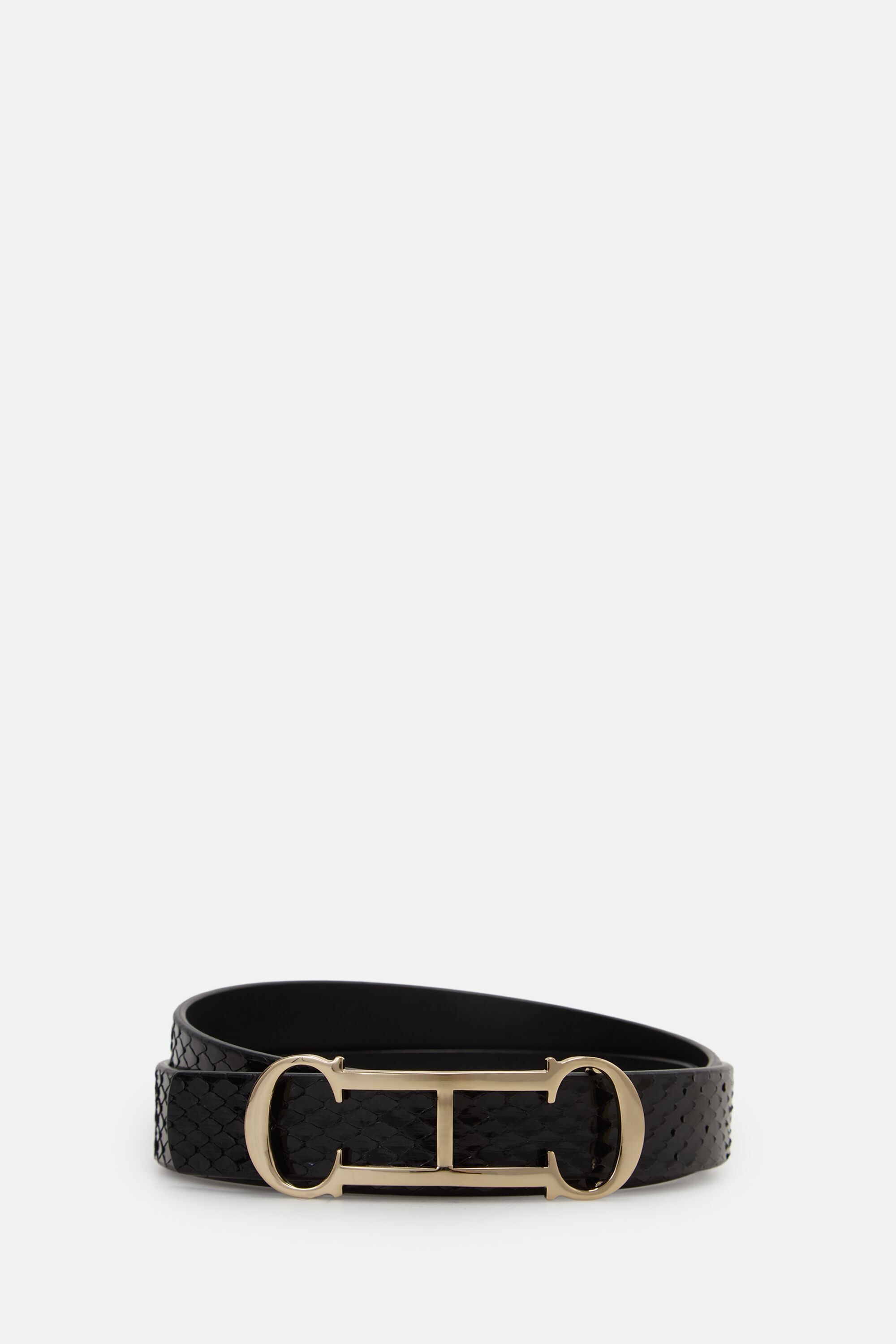 Insignia python belt