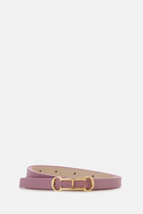 INITIALS INSIGNIA | LEATHER REVERSIBLE SKINNY BELT