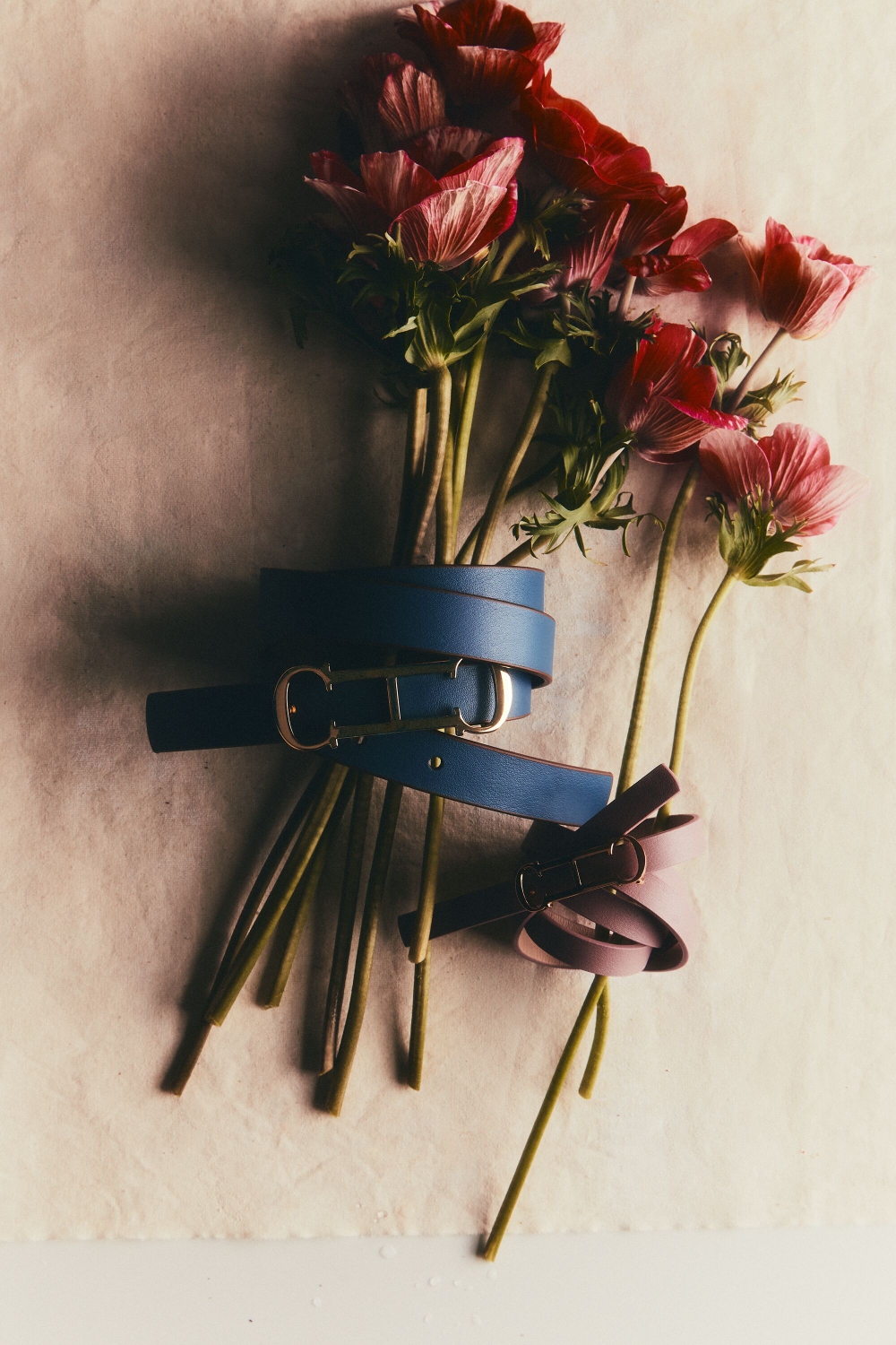 INITIALS INSIGNIA | LEATHER REVERSIBLE SKINNY BELT