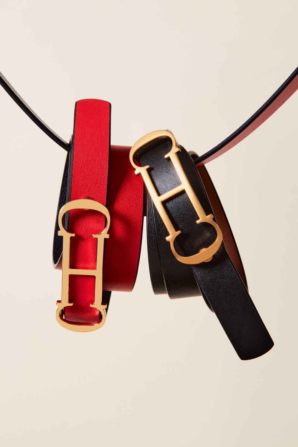 INITIALS INSIGNIA | REVERSIBLE SKINNY BELT