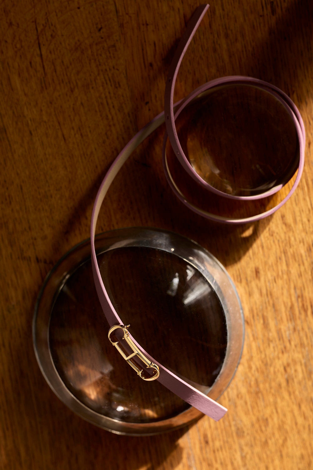 INITIALS INSIGNIA | LEATHER REVERSIBLE SKINNY BELT