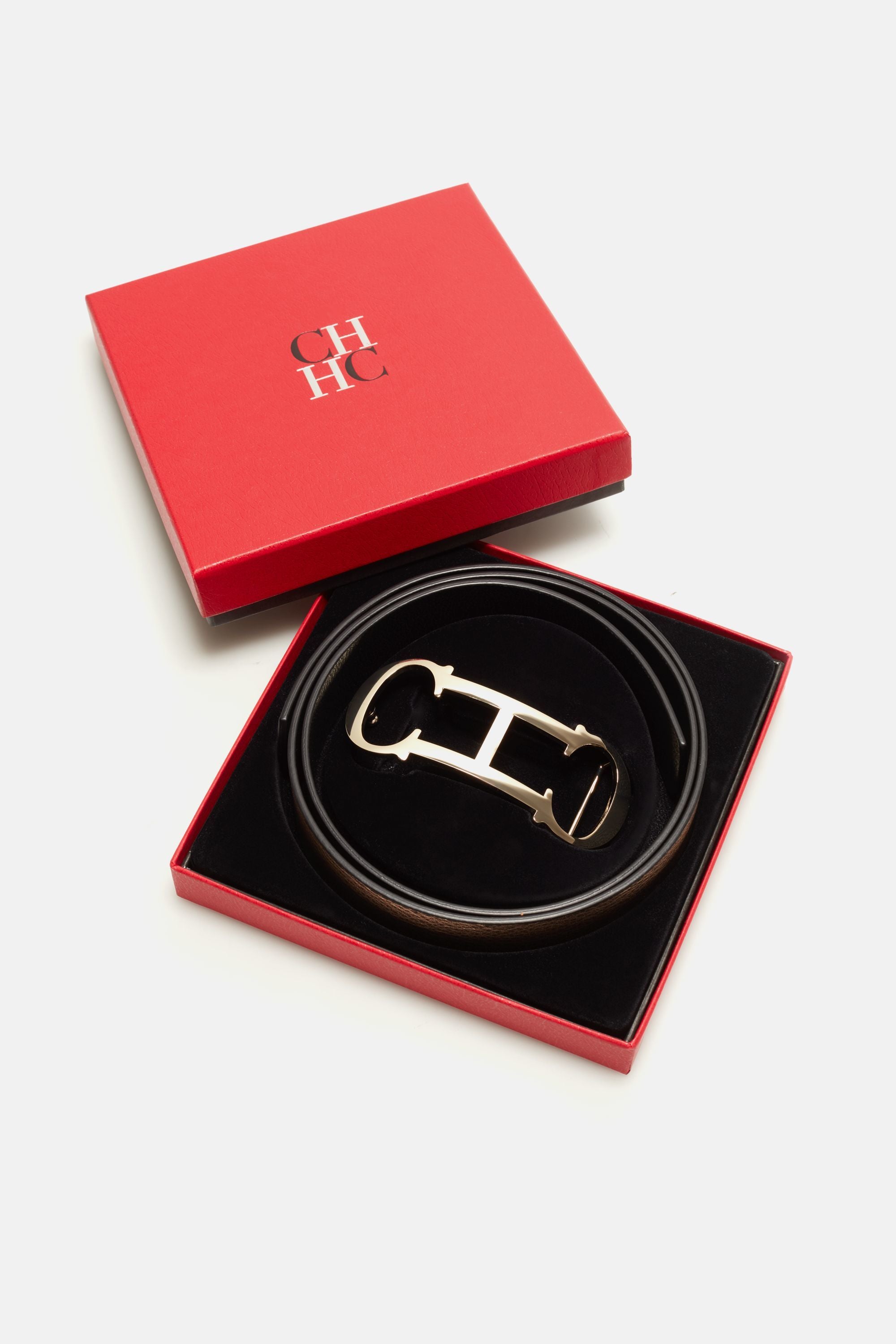 Initials Insignia | Reversible belt black/platinum - CH  display picture 3