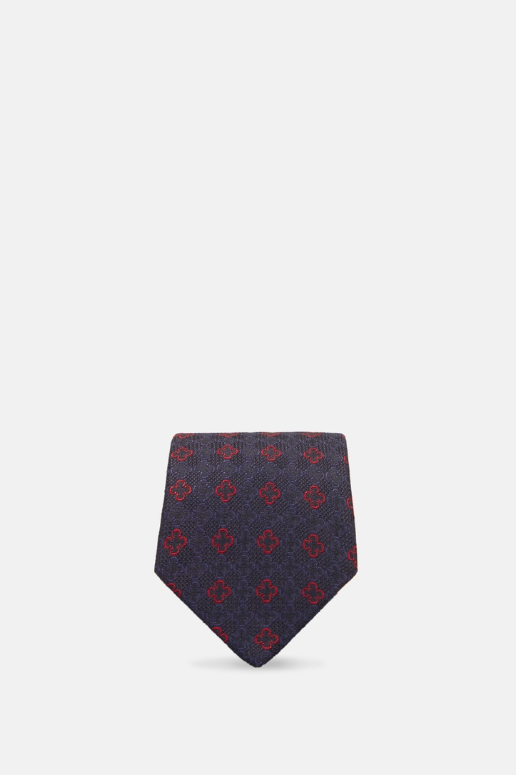 Rosetta Insignia Geometric silk tie