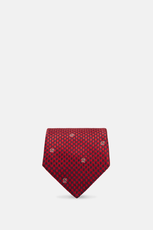 CORBATA DE SEDA CON PATA DE GALLO