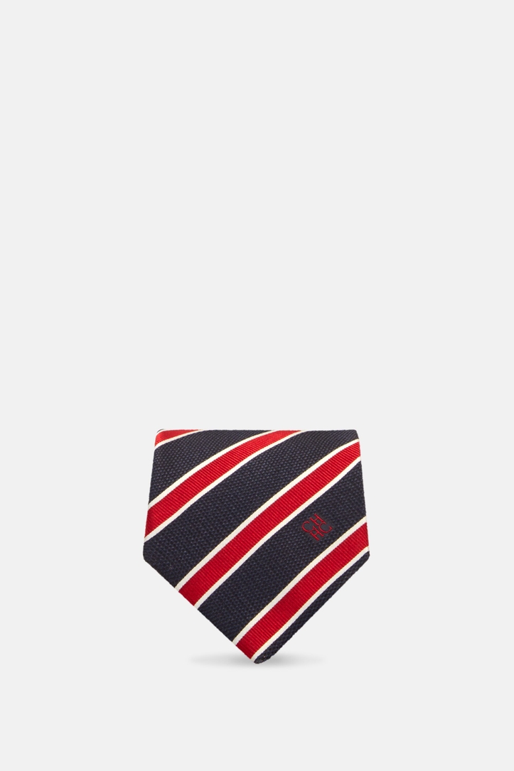 Striped silk tie