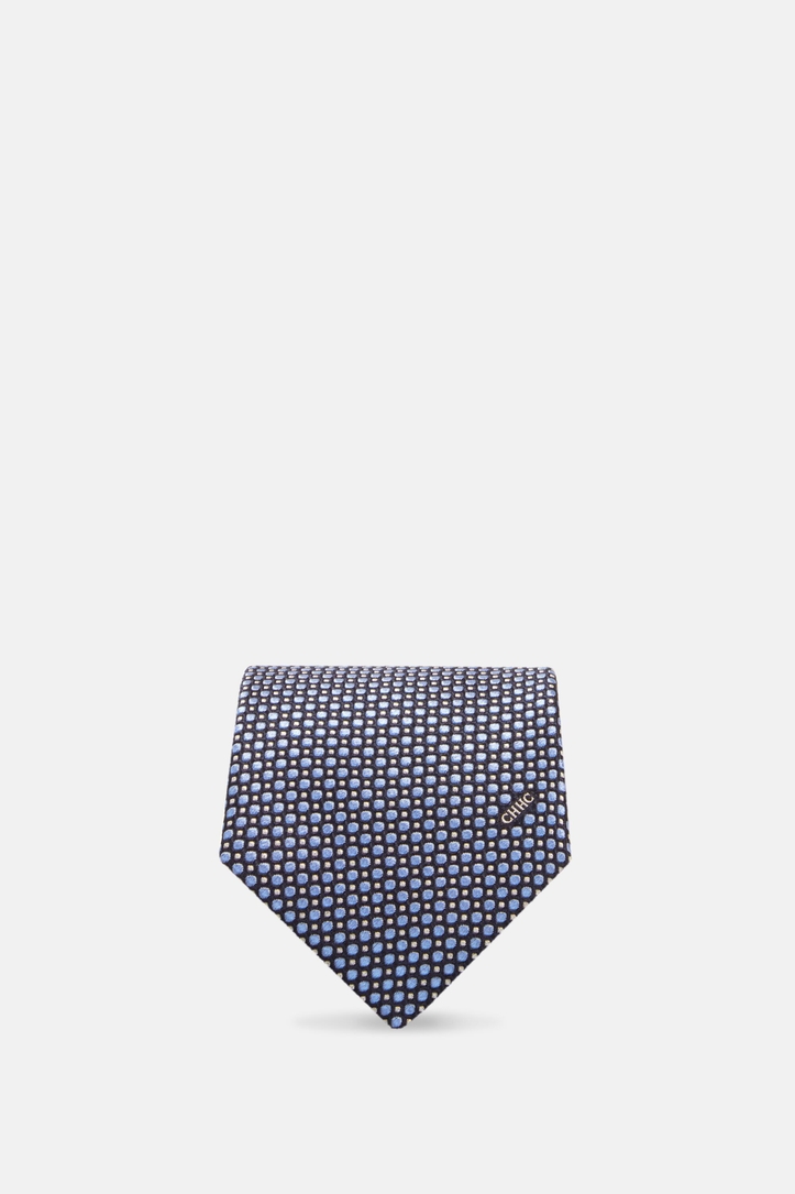 Corbata de seda con motivos