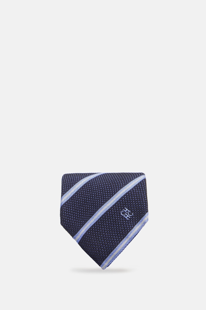 Striped silk tie