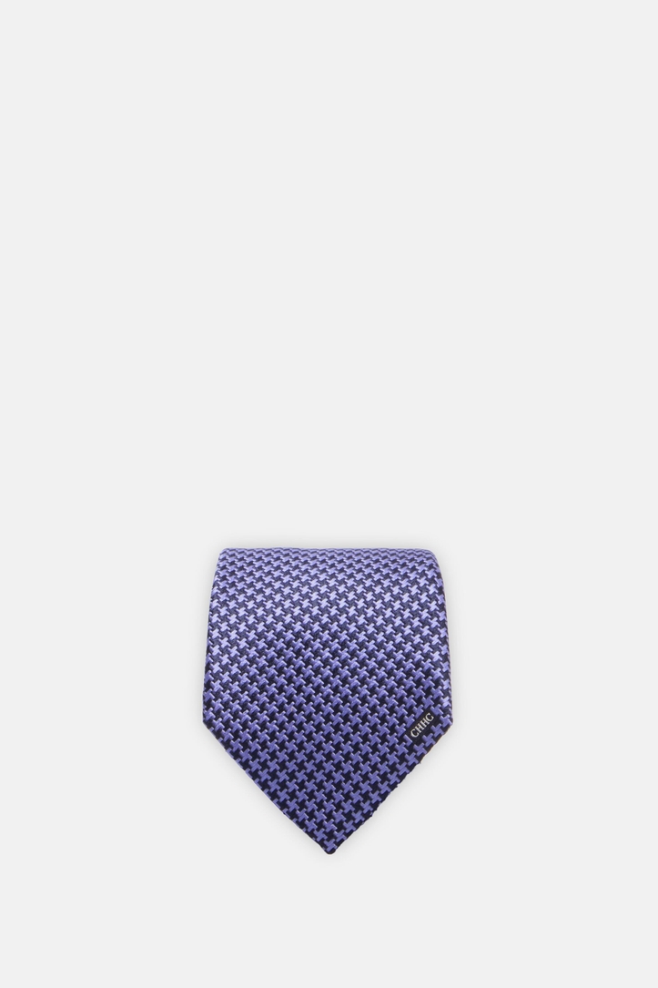 Houndstooth Silk Tie