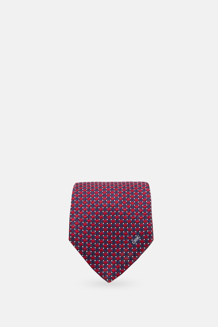 Silk Tie with Motifs