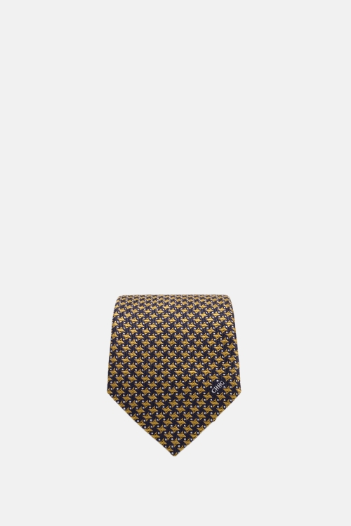 SILK TIE WITH MOTIFS