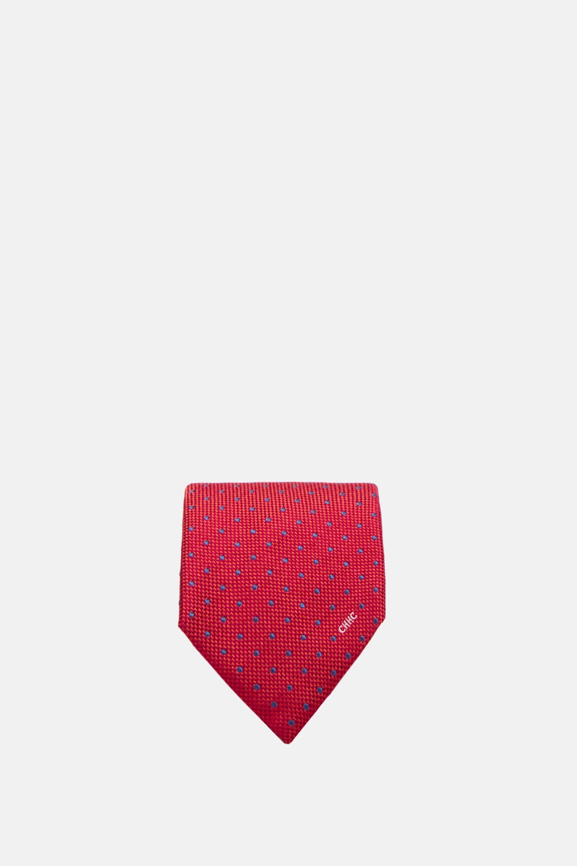Silk Tie with Polka Dots