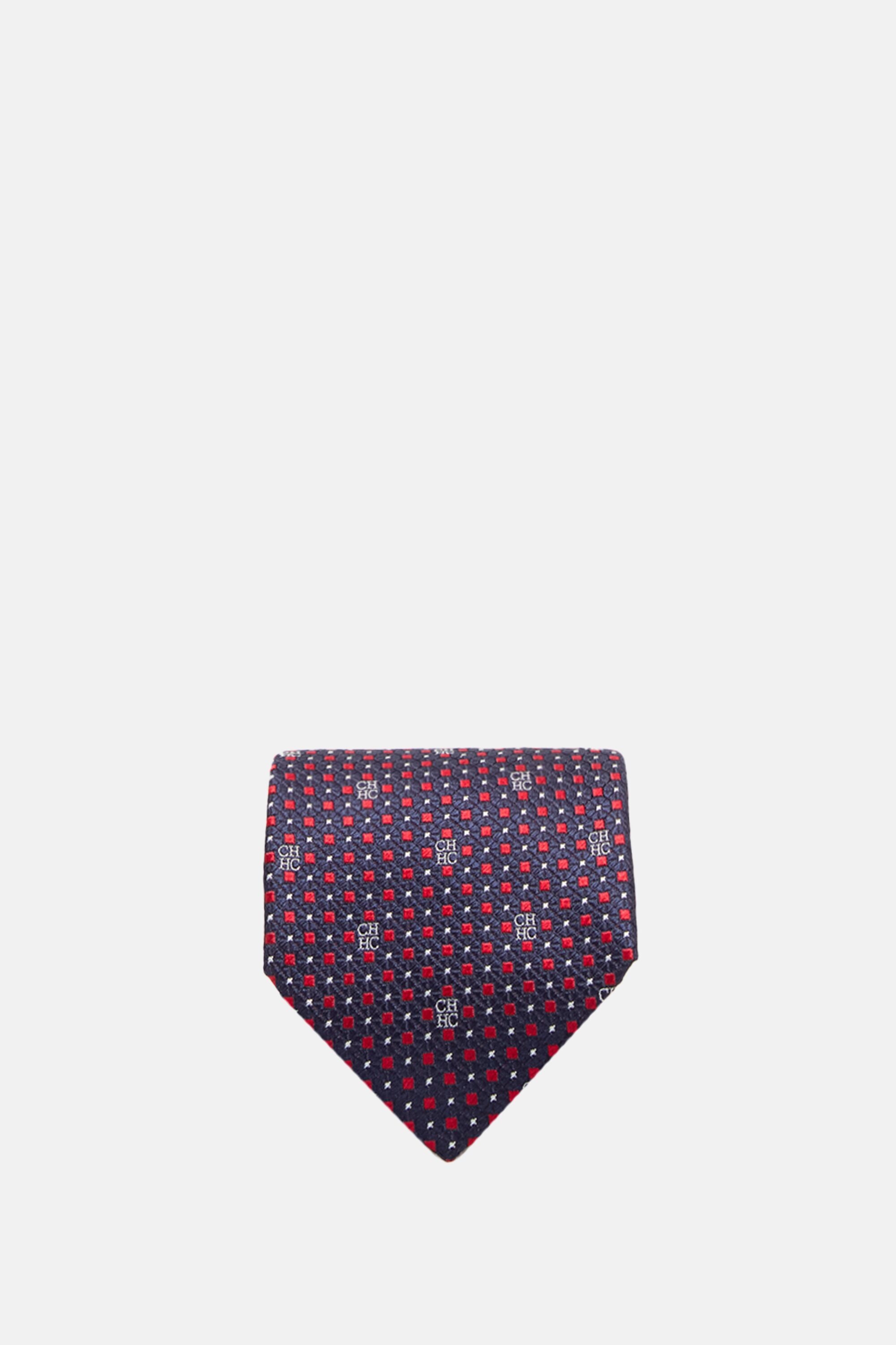 Silk Tie with Motifs