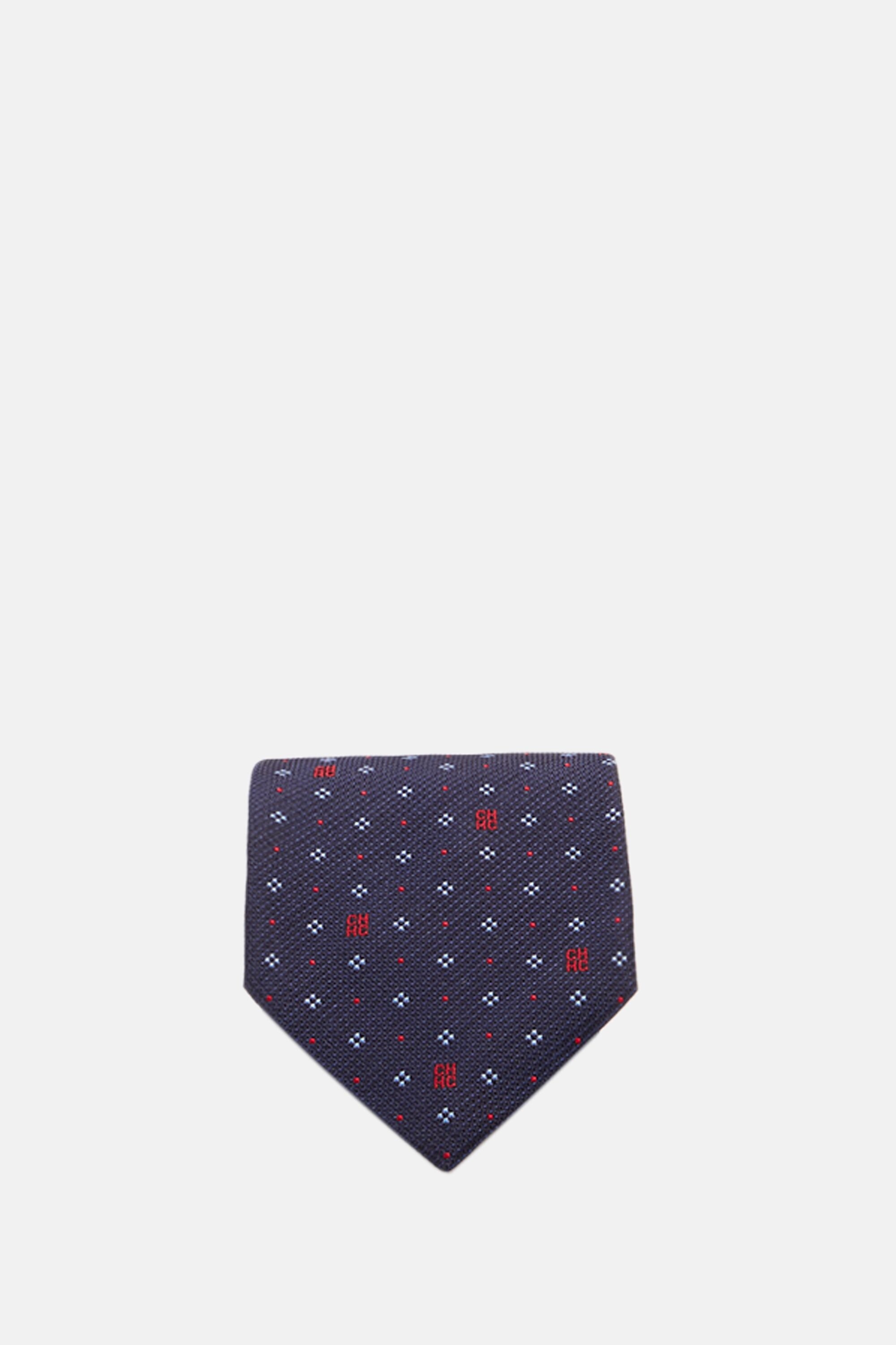 Silk Tie with Motifs