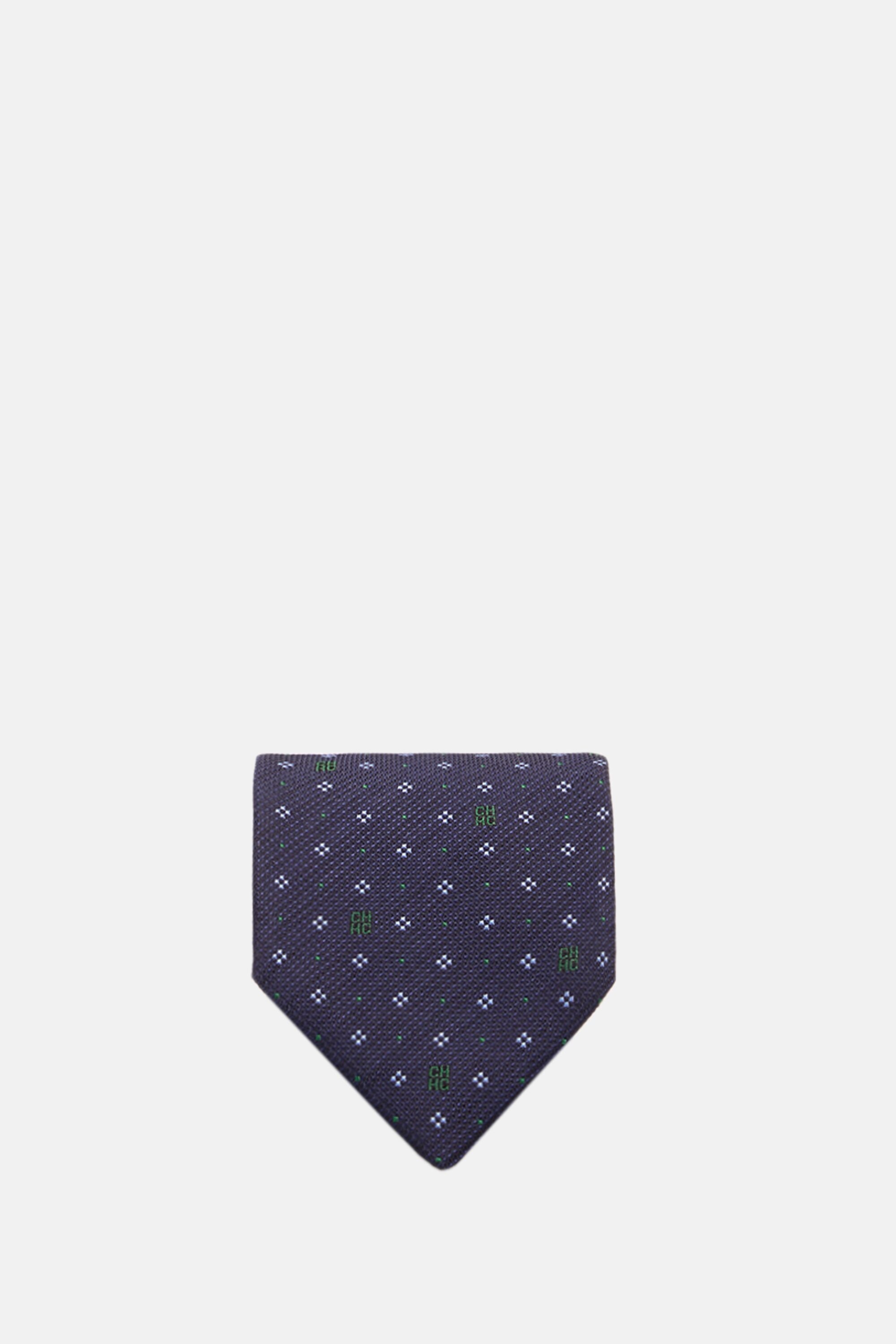 Silk Tie with Motifs