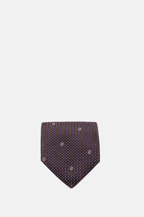 SILK TIE WITH MOTIFS