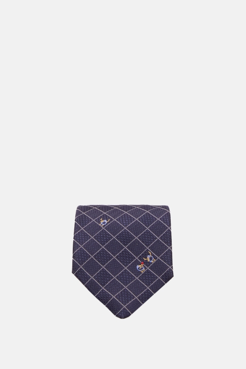 CORBATA DE SEDA DE CUADRO VENTANA TOUKY