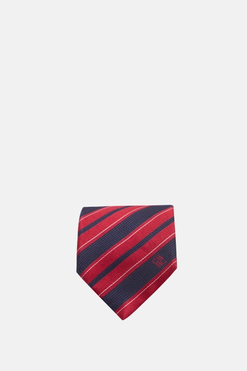 STRIPED SILK TIE
