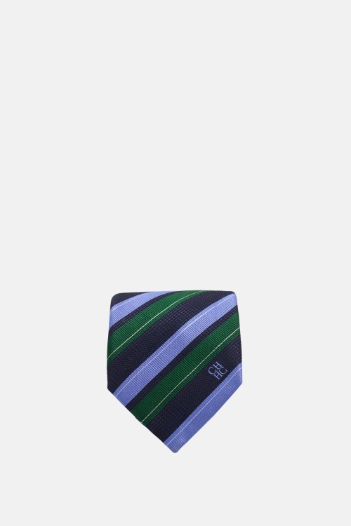 STRIPED SILK TIE