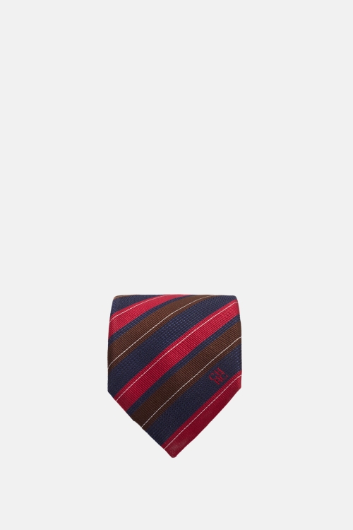 STRIPED SILK TIE