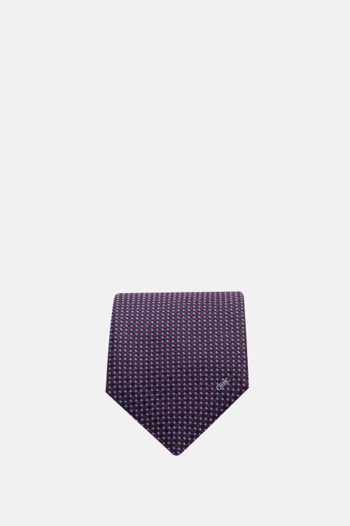SILK TIE WITH MOTIFS