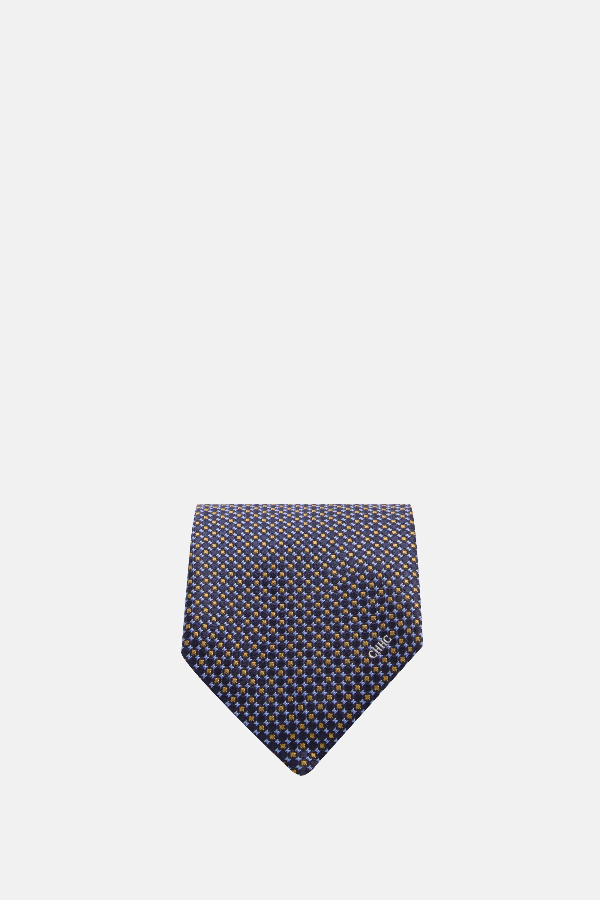 Silk Tie with Motifs