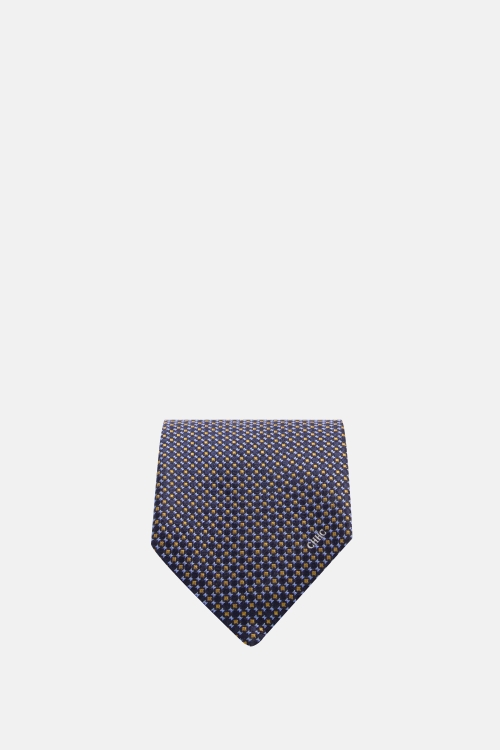 SILK TIE WITH MOTIFS