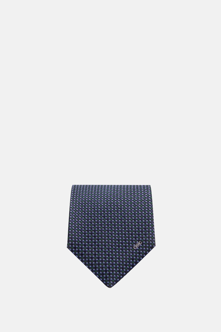 Silk Tie with Motifs