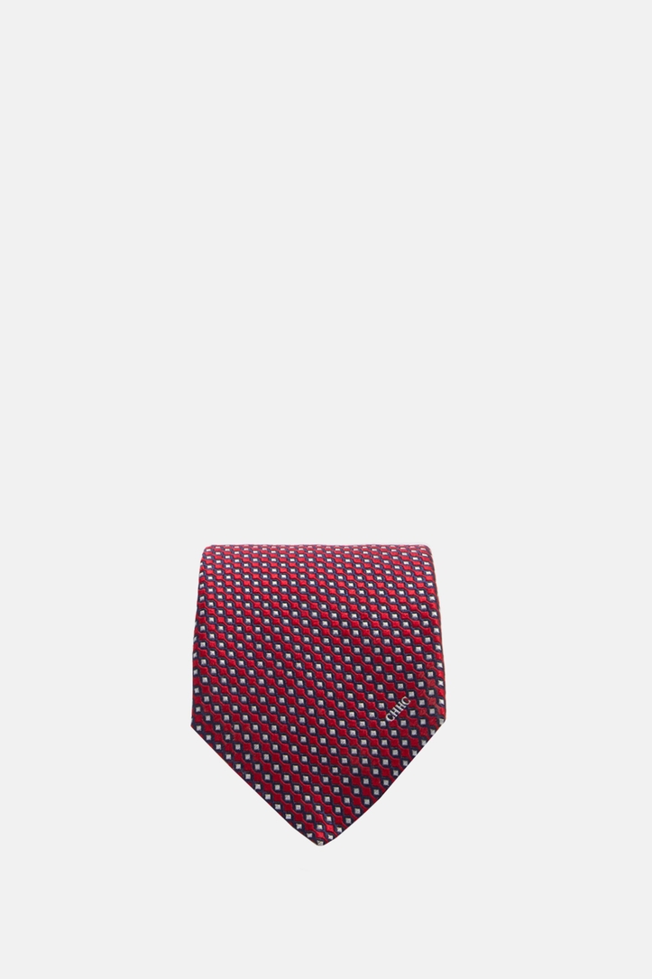 Silk Tie with Motifs
