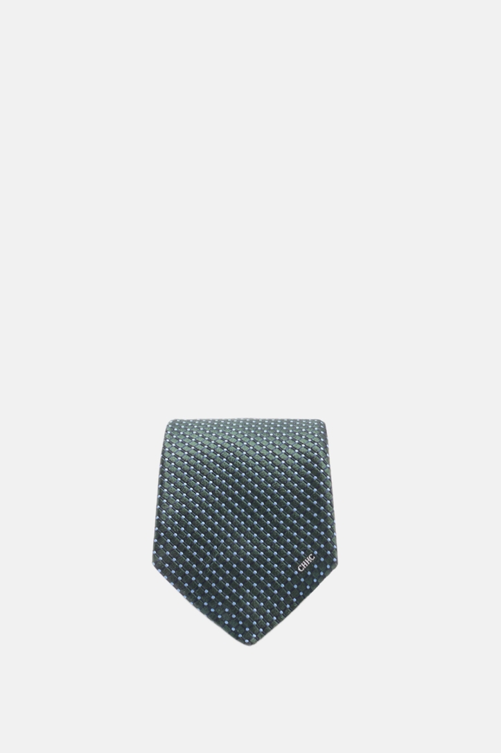 Silk Tie with Rectangles