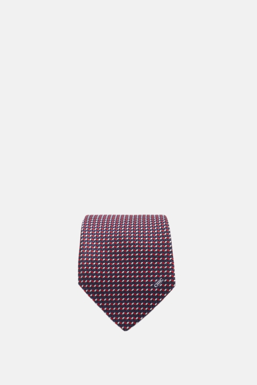 SILK TIE WITH MOTIFS