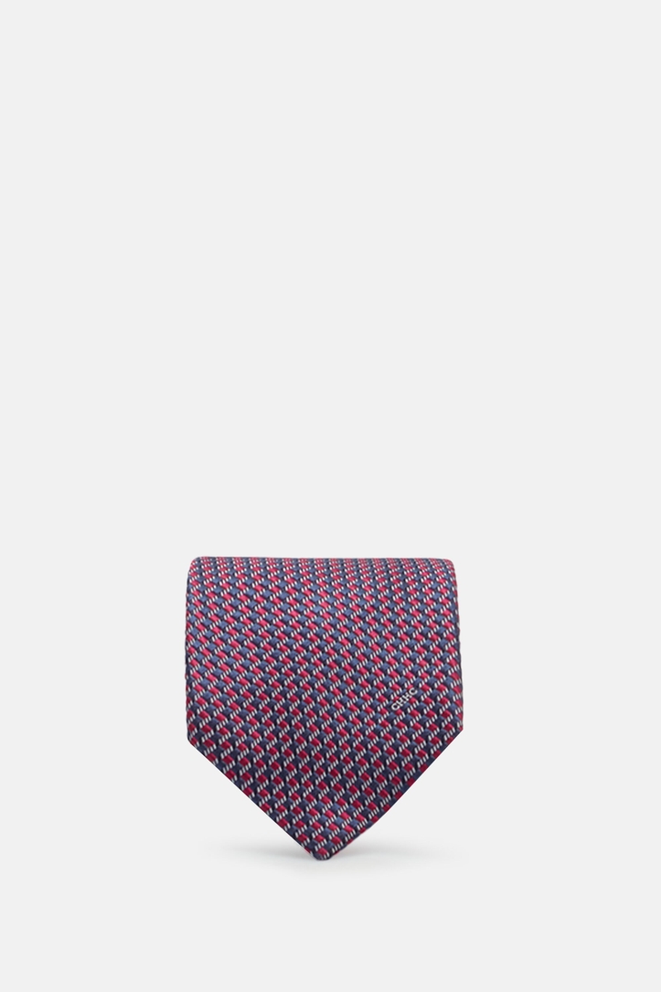 Silk Tie with Motifs