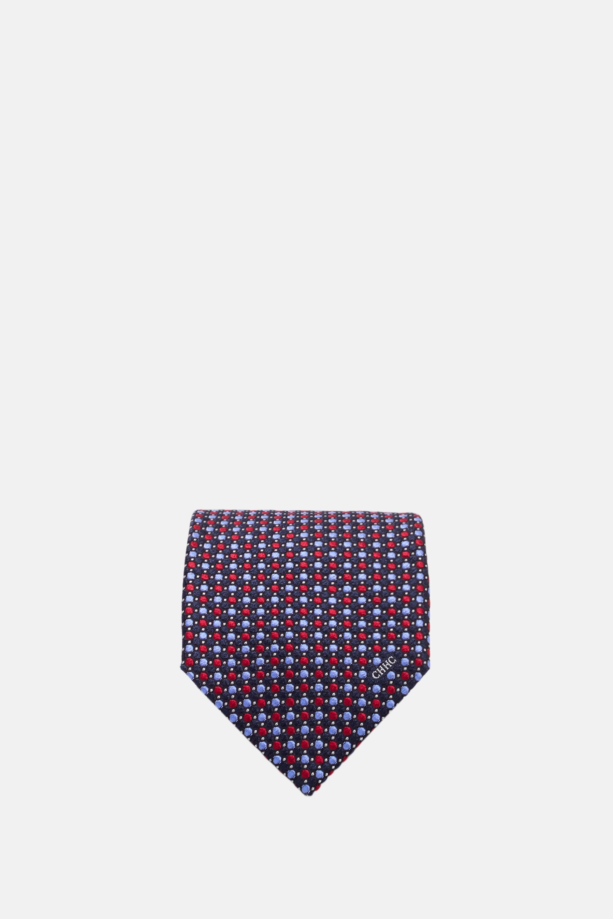 Silk Tie with Motifs