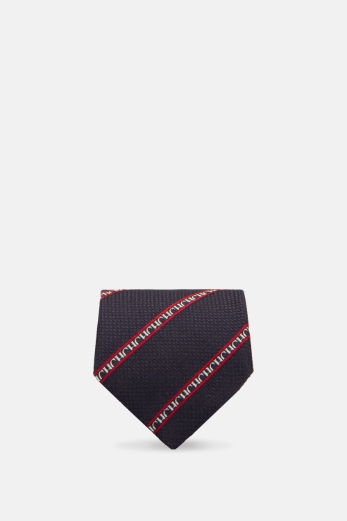 CH STRIPED SILK TIE