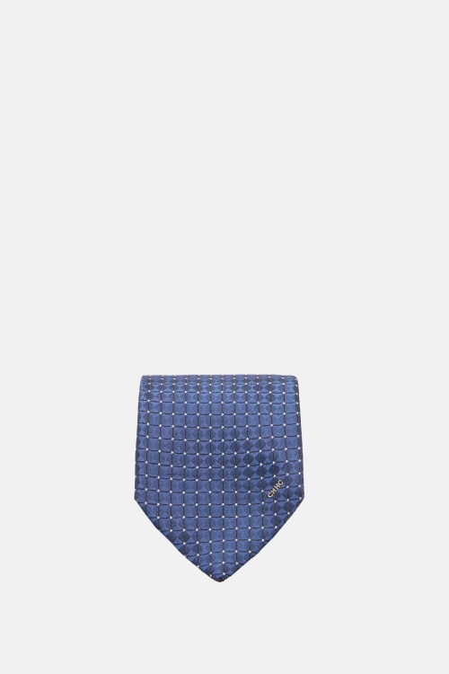 CORBATA DE SEDA CON ESTRUCTURA CON MICROTIVO